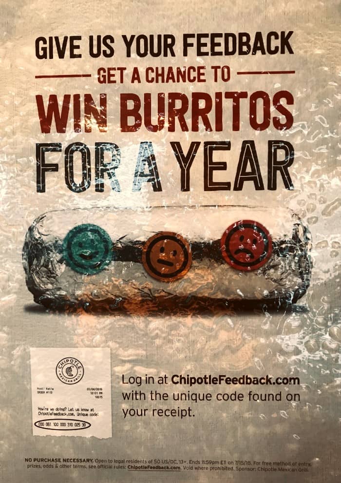 ChipotleFeedback-Reward